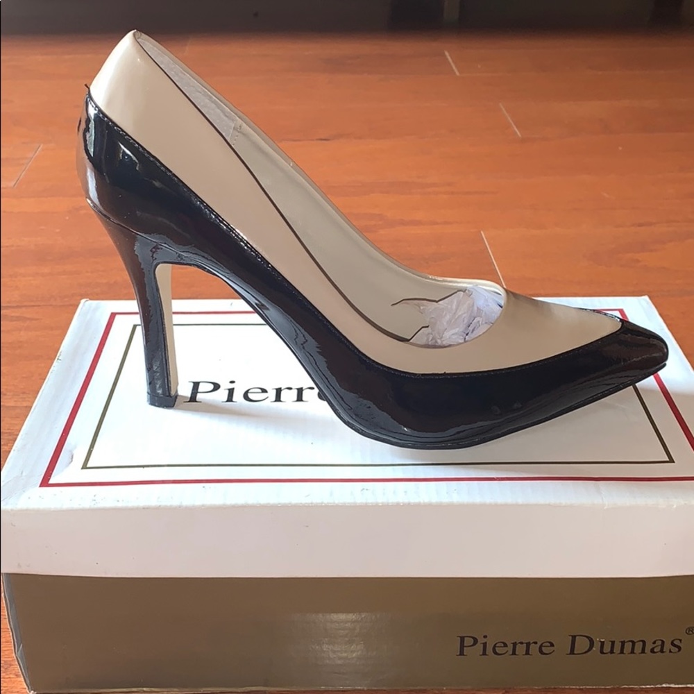 Black and Nude Pierre Duma Heels
